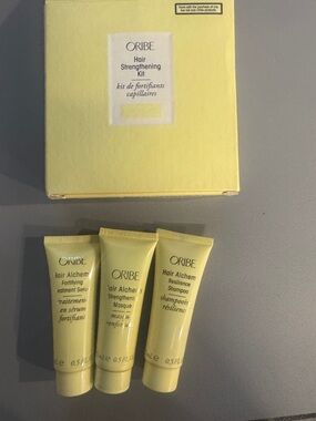 Oribe Hair Alchemy Strengthening Kit in Yellow
